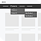 Horizontal Flyout Categories Menu