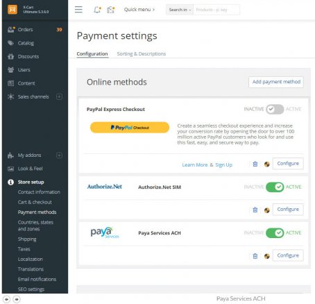Paya Services ACH