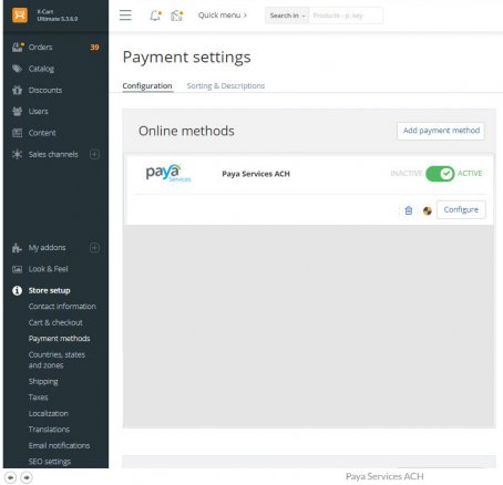 Paya Services ACH