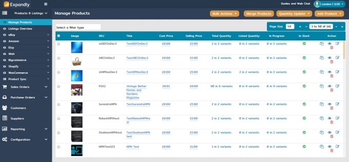 Expandly Multchannel Management Software