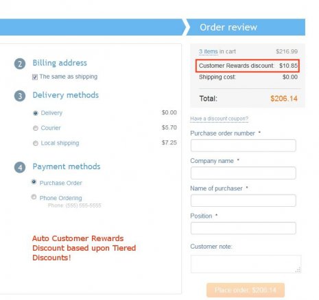 Customer Rewards