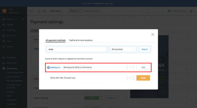 Barclaycard ePDQ e-Commerce
