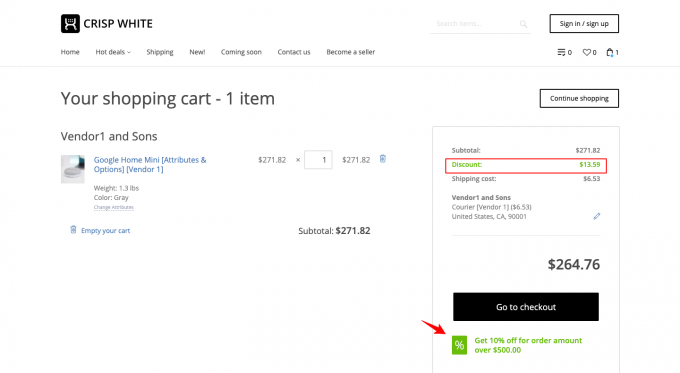 Volume Discounts